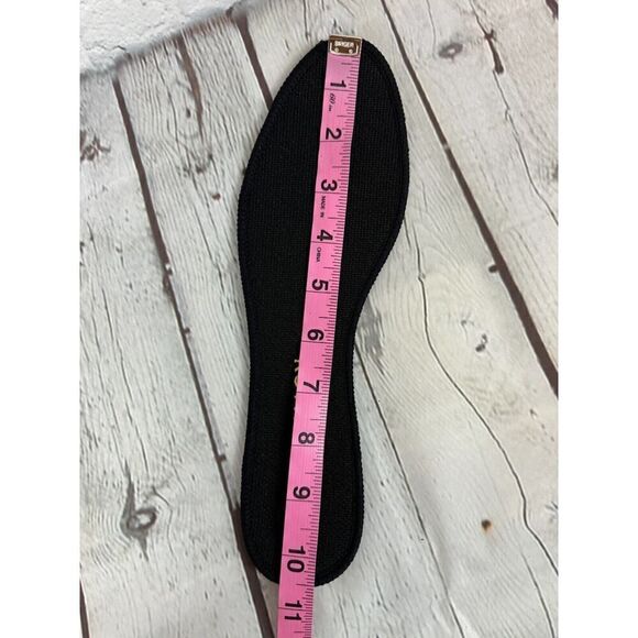 NEW! ROTHY'S blue brown gold check bow flat ballerina shoes 10 - Picture 9 of 10